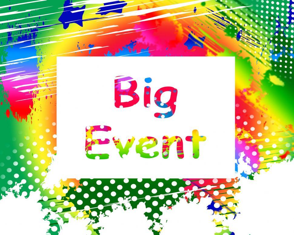 Free Image of Big Event On Screen Shows Celebration Occasion Festival And Perf 