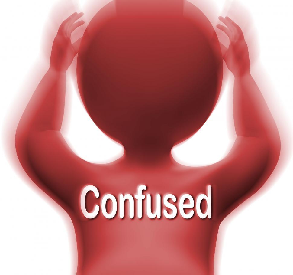 Free Image of Confused Man Means Bewildered Puzzled And Perplexed 