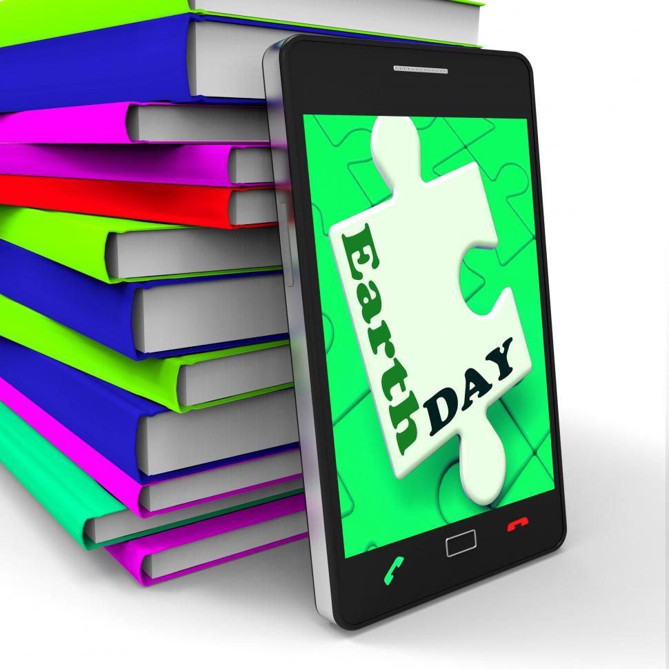 Free Image of Earth Day Smartphone Means Eco Friendly And Green 