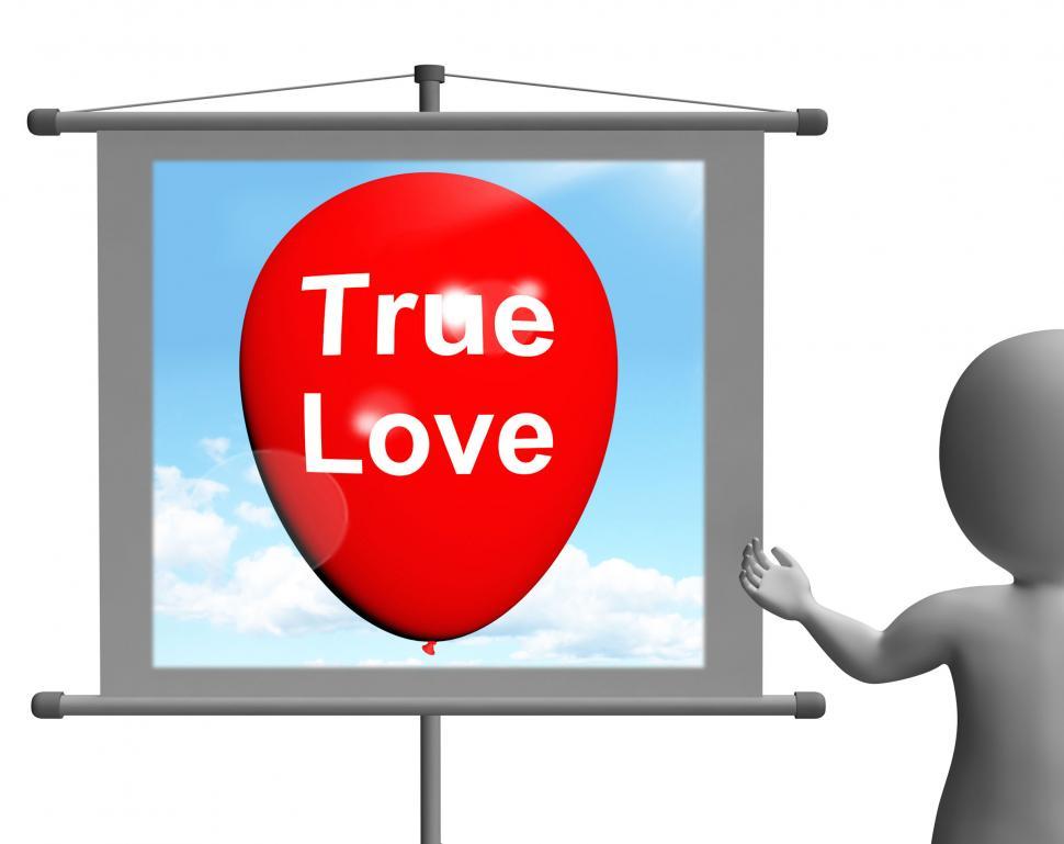 Free Image of True Love Sign Represents Lovers and Couples 