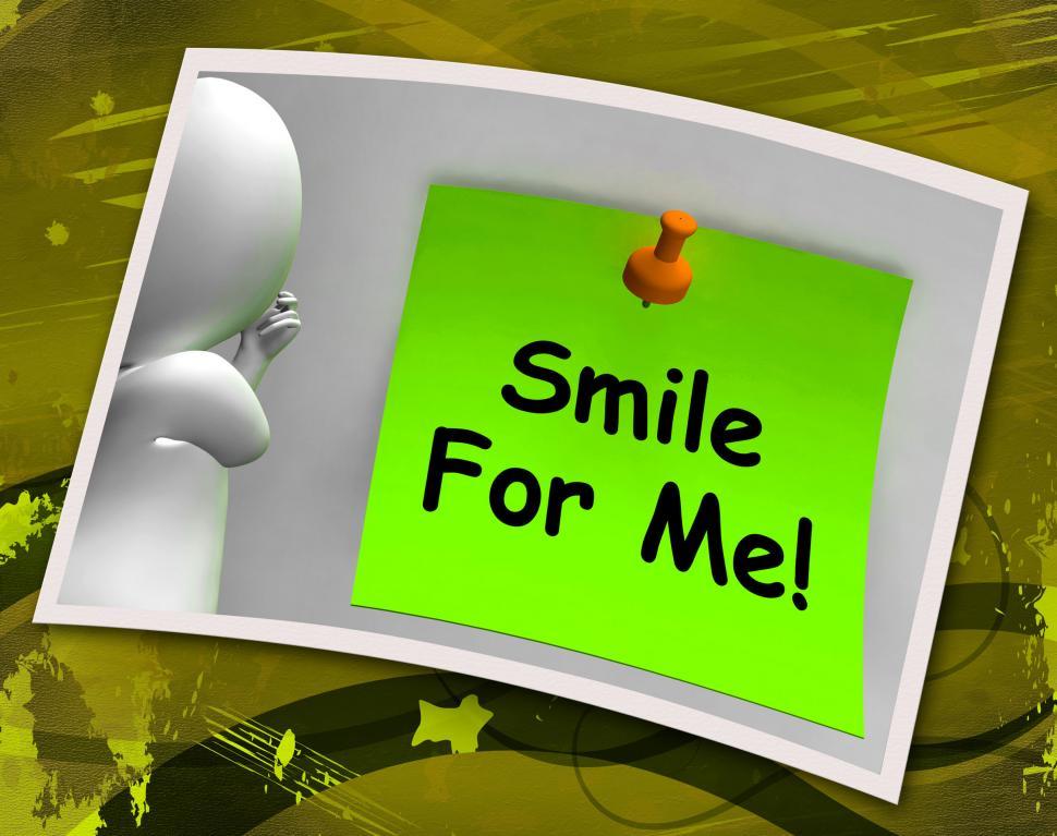 Free Image of Smile For Me Photo Means Be Happy Cheerful 