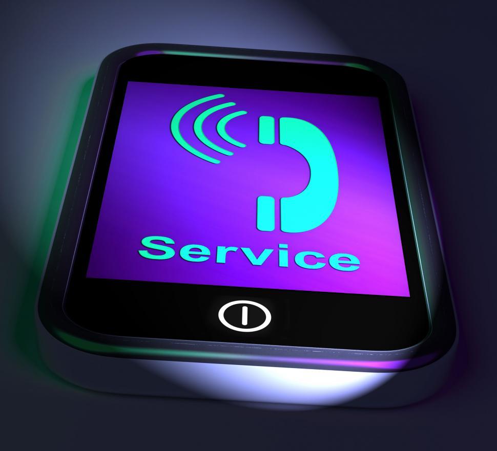 Free Image of Service  On Phone Means Call For Help 