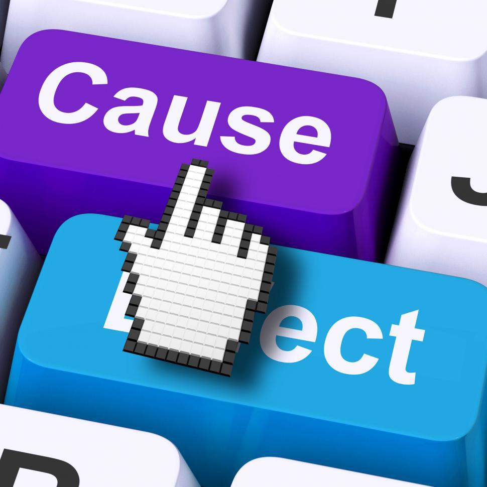 Free Image of Cause Effect Computer Means Consequence Action Or Reaction 