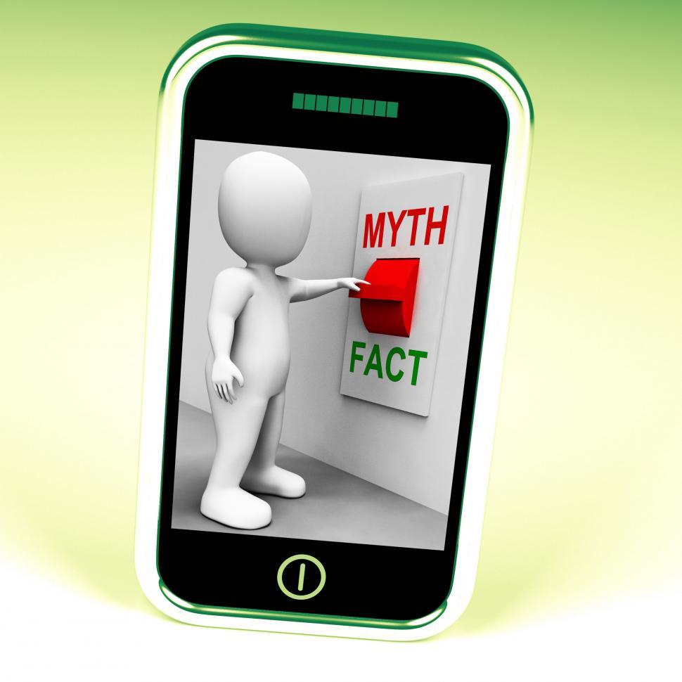 Free Image of Fact Myth Switch Shows Facts Or Mythology 