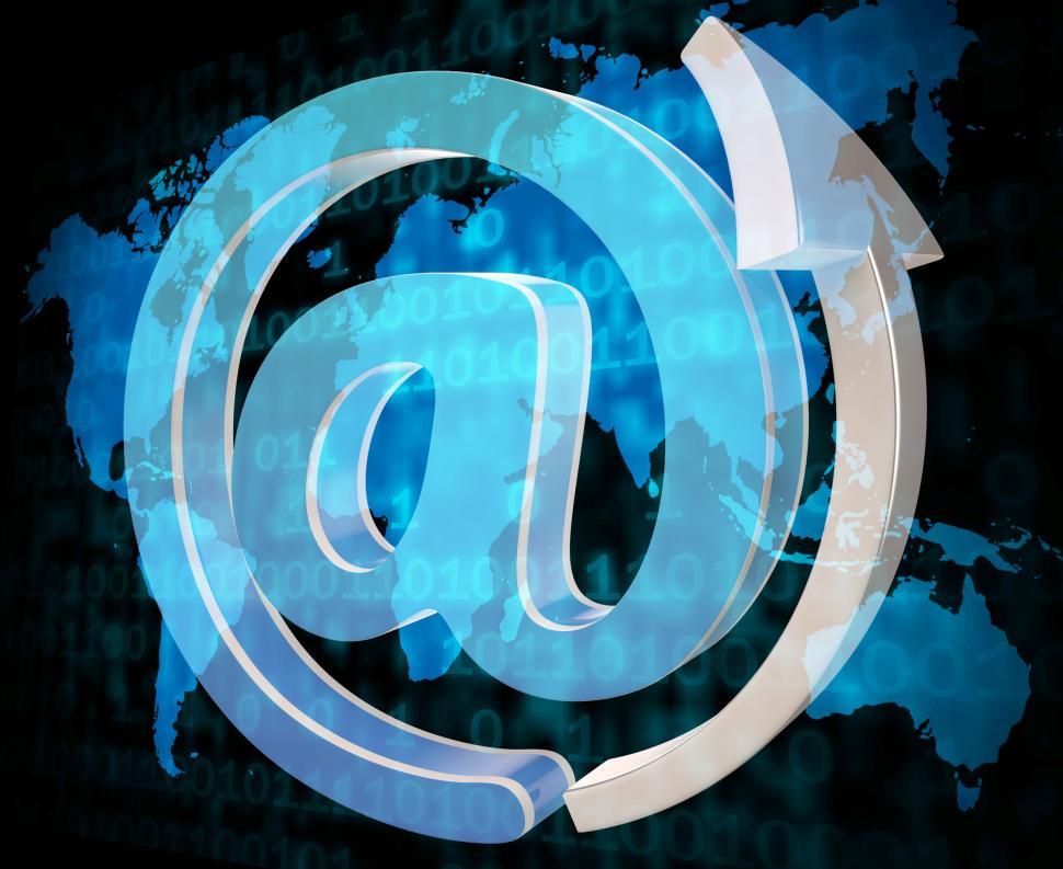 Free Image of Email Sign Shows Send Message And Communicate 
