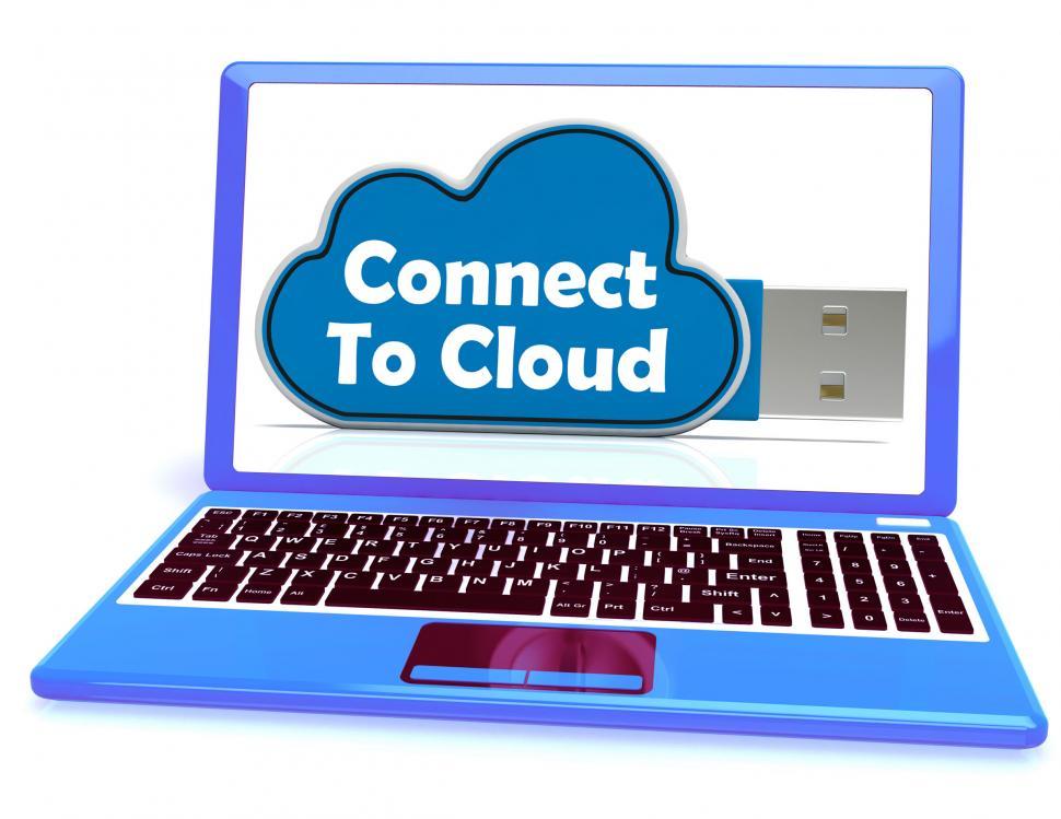 Free Image of Connect To Cloud Memory Means Online File Storage 