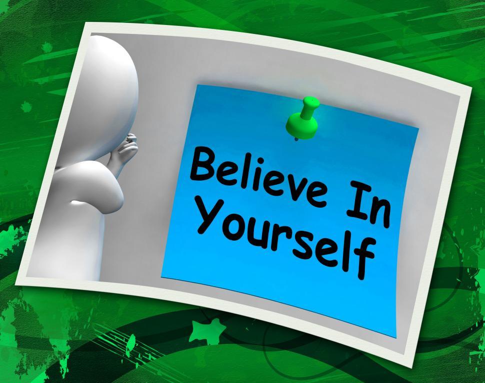 Free Image of Believe In Yourself Photo Shows Self Belief 