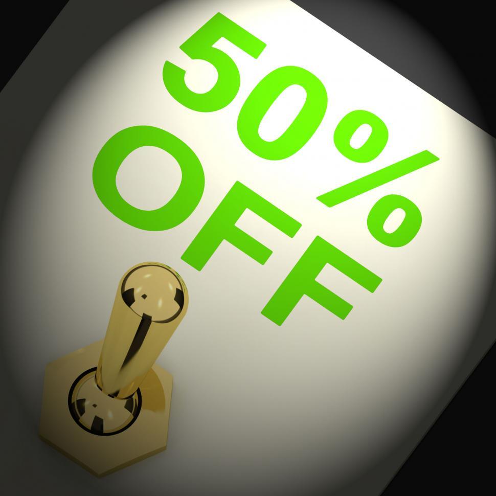 Free Image of Switch Shows Sale Discount Of Fifty Percent Off  