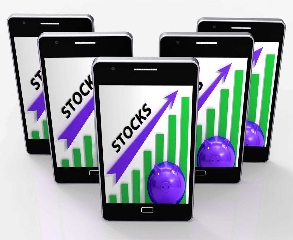 Free Image of Stocks Graph Shows Rise In Value Of Shares 