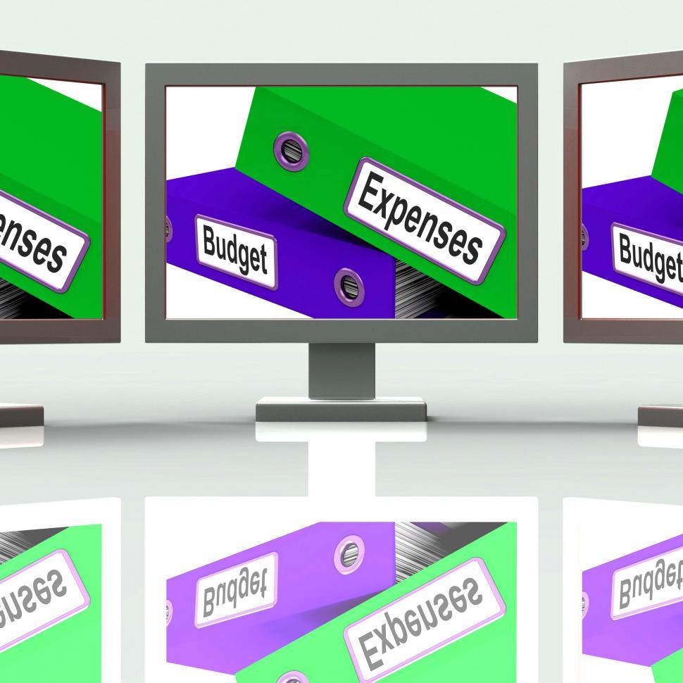 Free Image of Budget Expenses Screen Mean Business Finances And Budgeting 