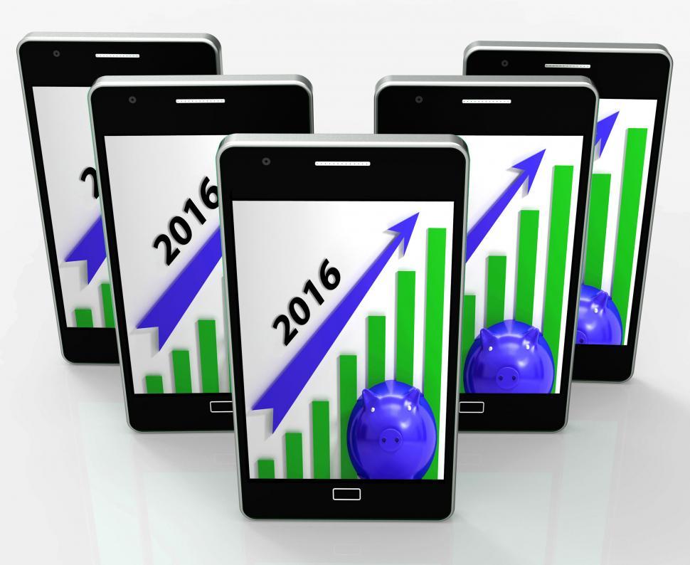 Free Image of Graph 2016 Means Forecasting Business Financial Growth 