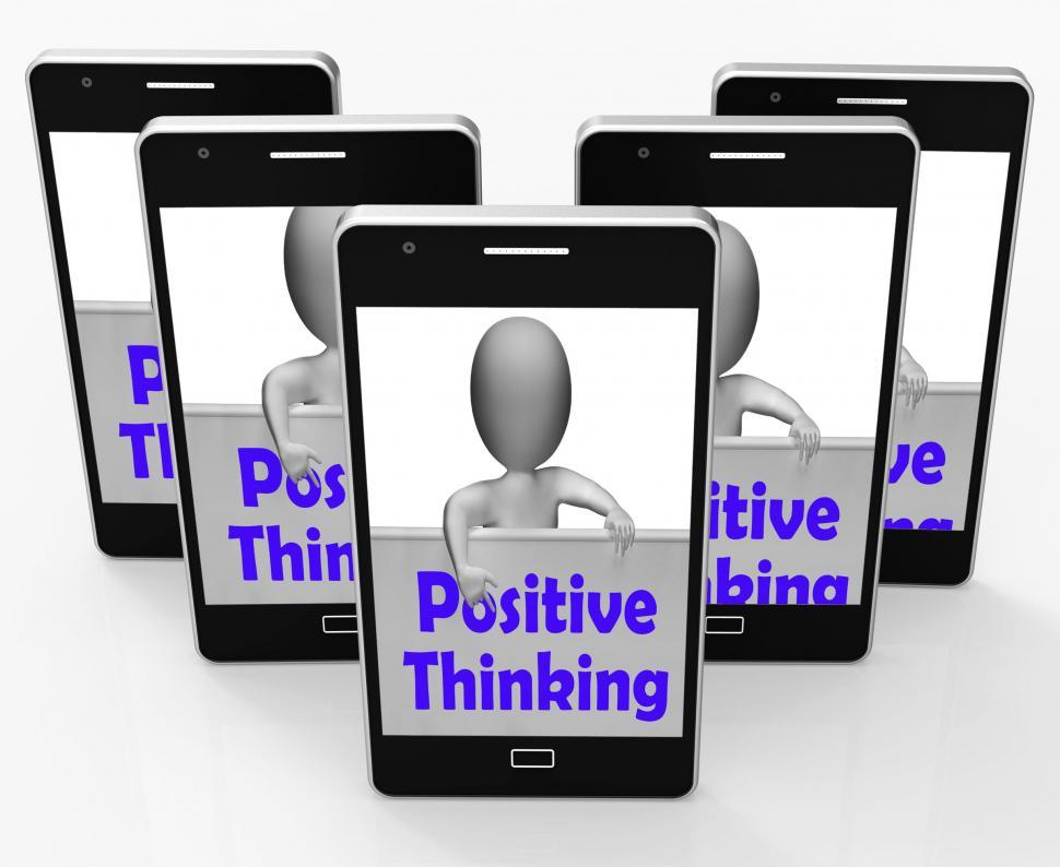 Free Image of Positive Thinking Sign Shows Optimistic And Good Thoughts 