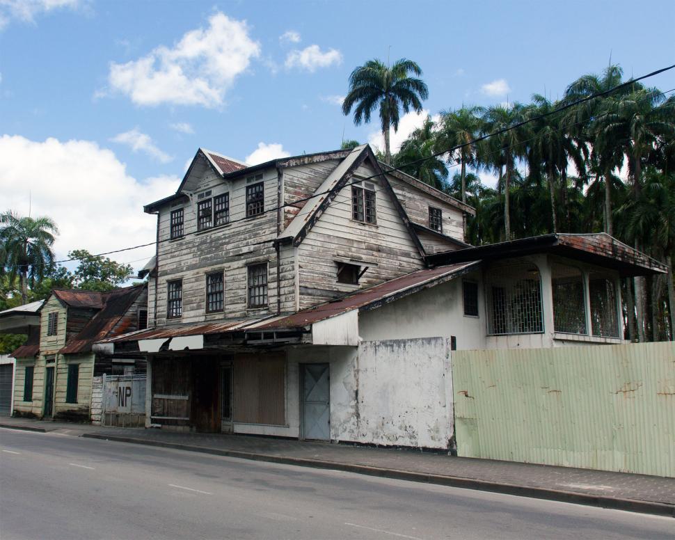 Free Image of Dutch Designed Buildings, Suriname 