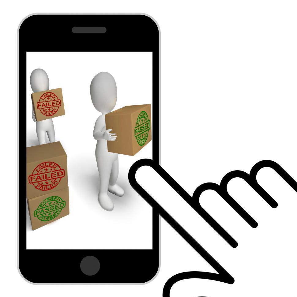 Free Image of Passed And Failed Boxes Displays Product Testing Or Verification 