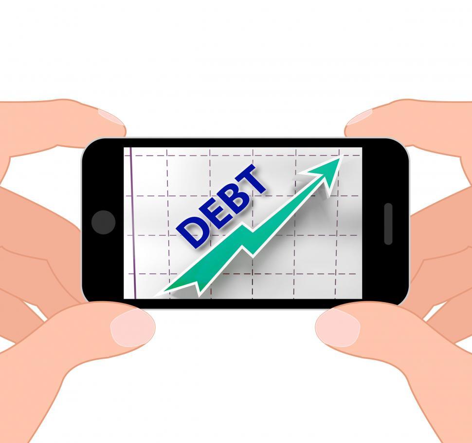 Free Image of Debt Graph Displays Money Due And Liabilities 