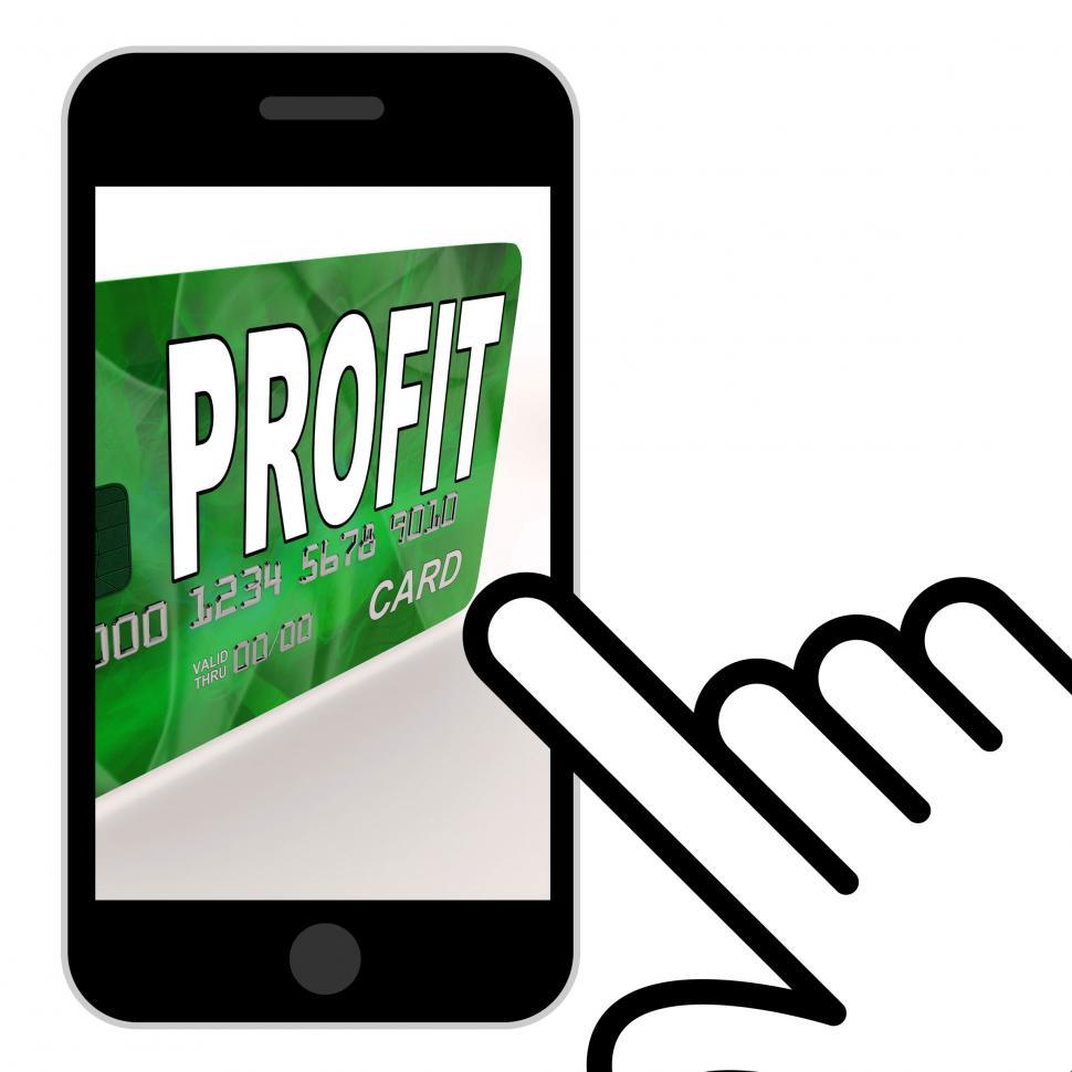 Free Image of Profit on Credit Debit Card Displays Earn Money 