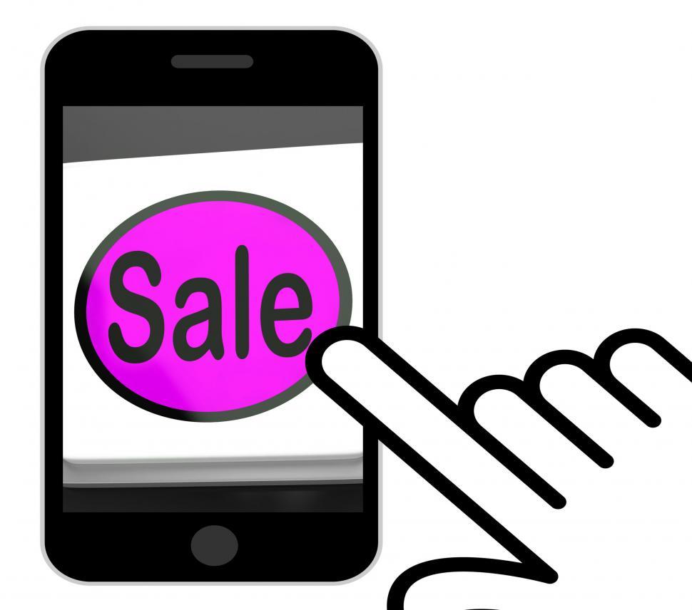 Free Image of Sales Button Displays Promotions And Deals 