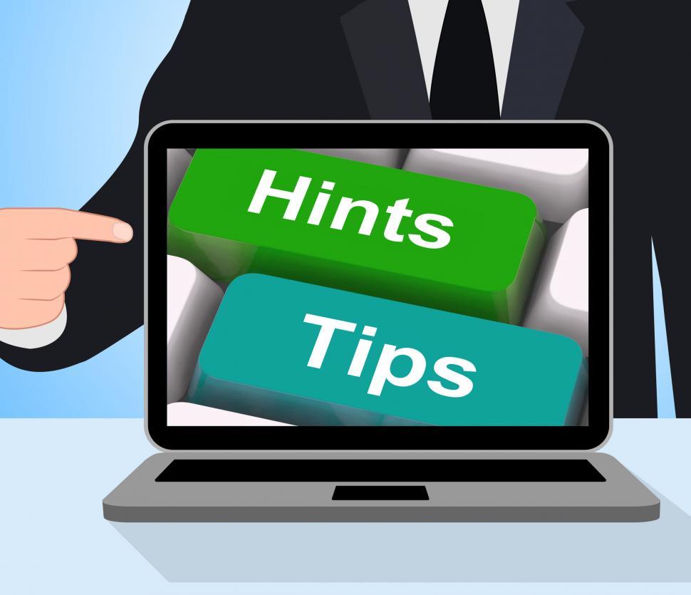 Free Image of Hints Tips Computer Mean Guidance And Advice 