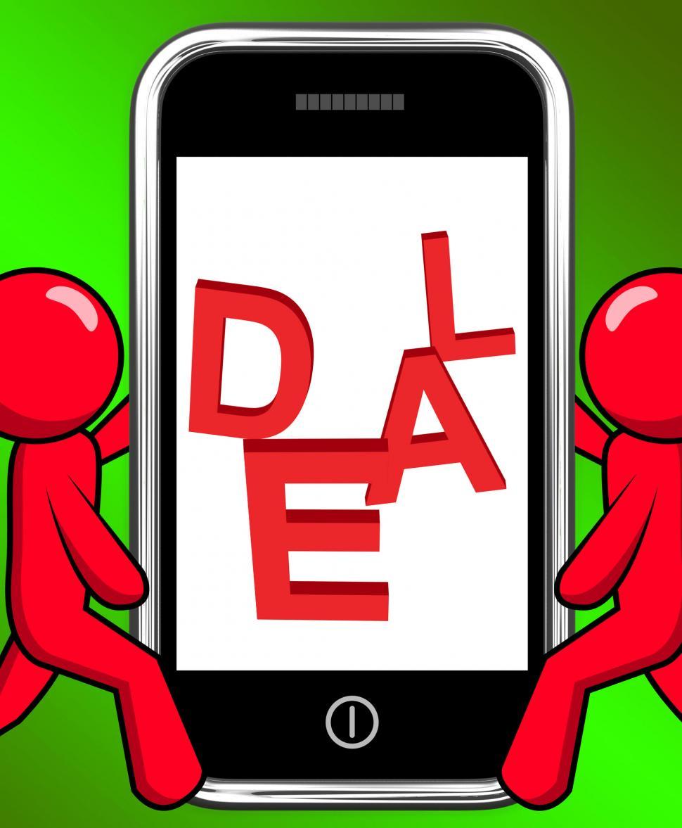 Free Image of Deal On Phone Displays Agreement Deals Or Contract 