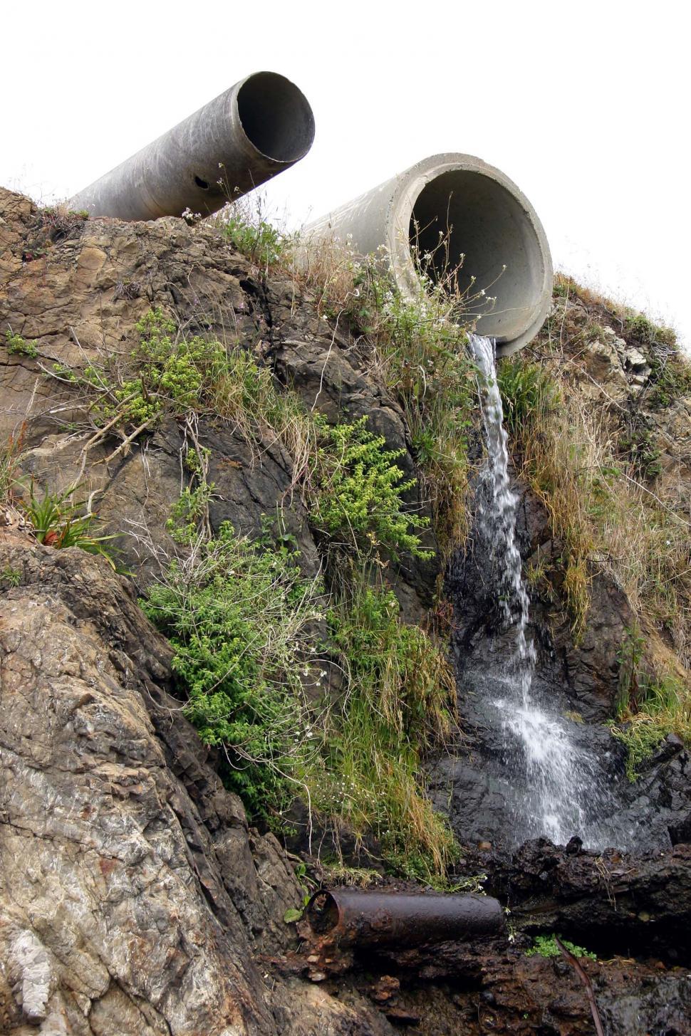 Free Image of Pipe on Top of Hill 