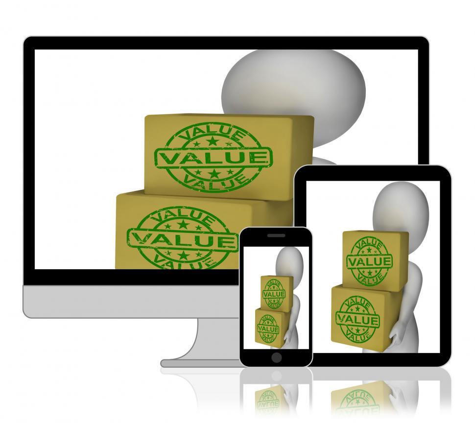 Free Image of Value Boxes Display Product Quality And Worth 