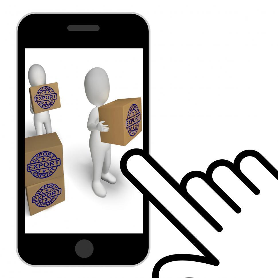 Free Image of Export  Boxes Displays Exporting And Shipping Goods 
