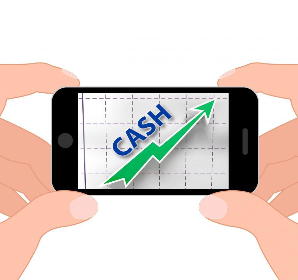 Free Image of Cash Graph Displays More Money And Earnings 