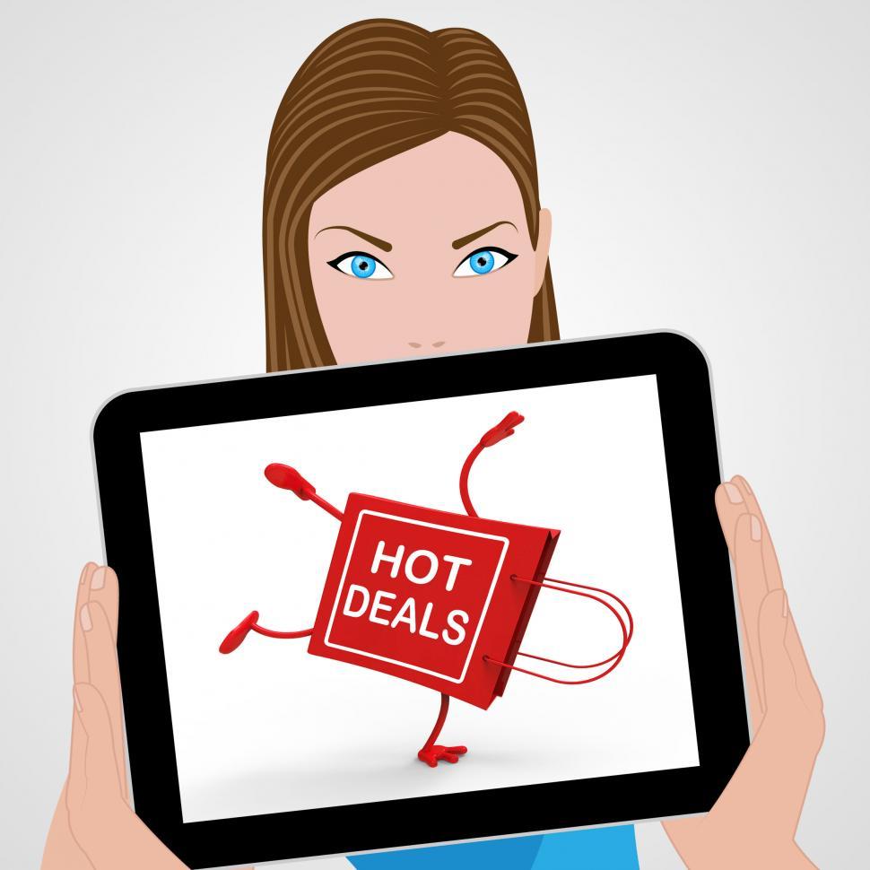 Free Image of Hot Deals On Handstand Shopping Bag Displays Bargains Sale And S 
