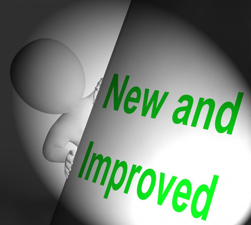 Free Image of New And Improved Sign Displays Latest Development 