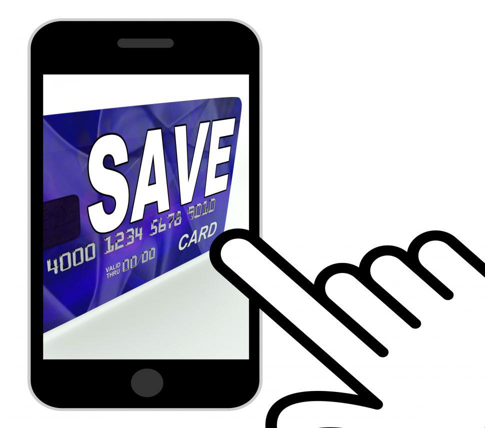Free Image of Save Bank Card Displays Financial Reserves And Savings Account 
