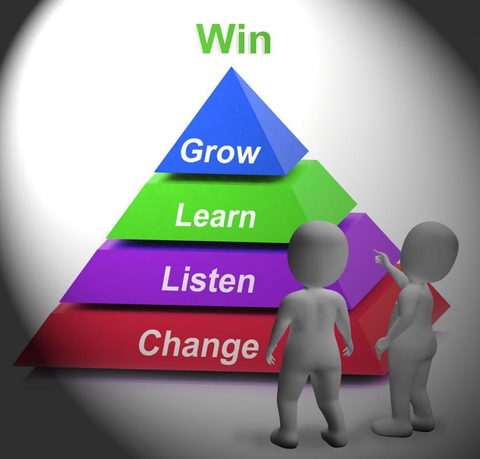 Free Image of Win Symbol Means Competition Record Or Goal 