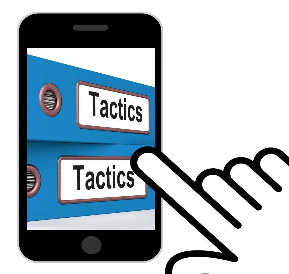 Free Image of Tactics Folders Displays Organisation And Strategic Methods 