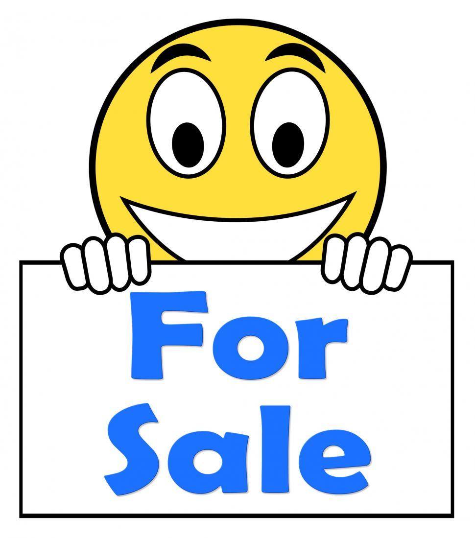 Free Image of For Sale On Sign Means Purchasable Available To Buy Or On Offer 