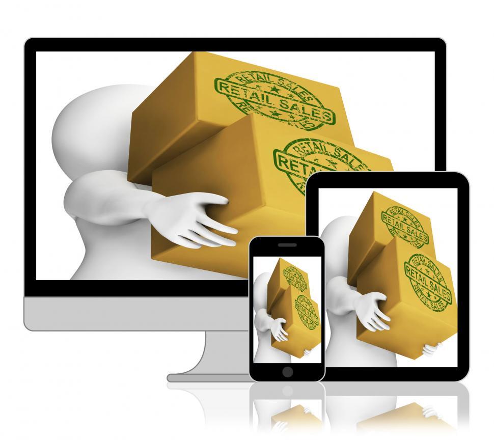 Free Image of Retail Sales Boxes Displays Selling Of Products 