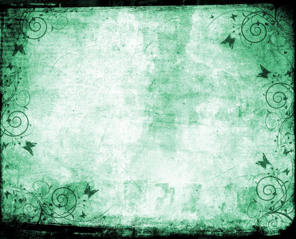 Free Image of Butterfly Texture - 3 Green 
