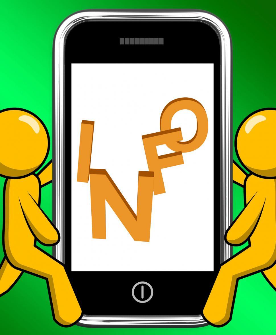 Free Image of Info On Phone Displays Customer Support Or Instructions 