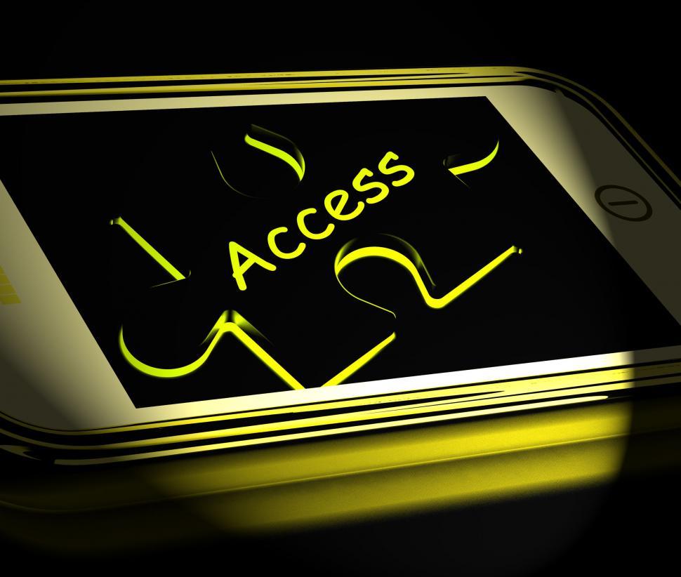 Free Image of WWW Smartphone Displays Internet Web And Online 