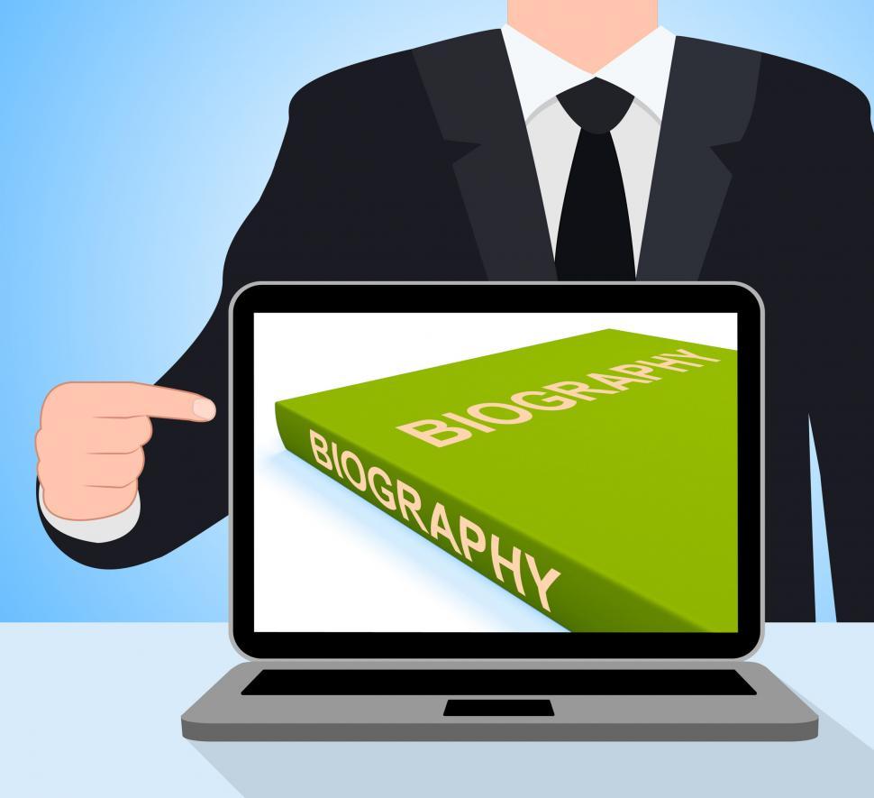 Free Image of Biography Book Laptop Show Books About A Life 