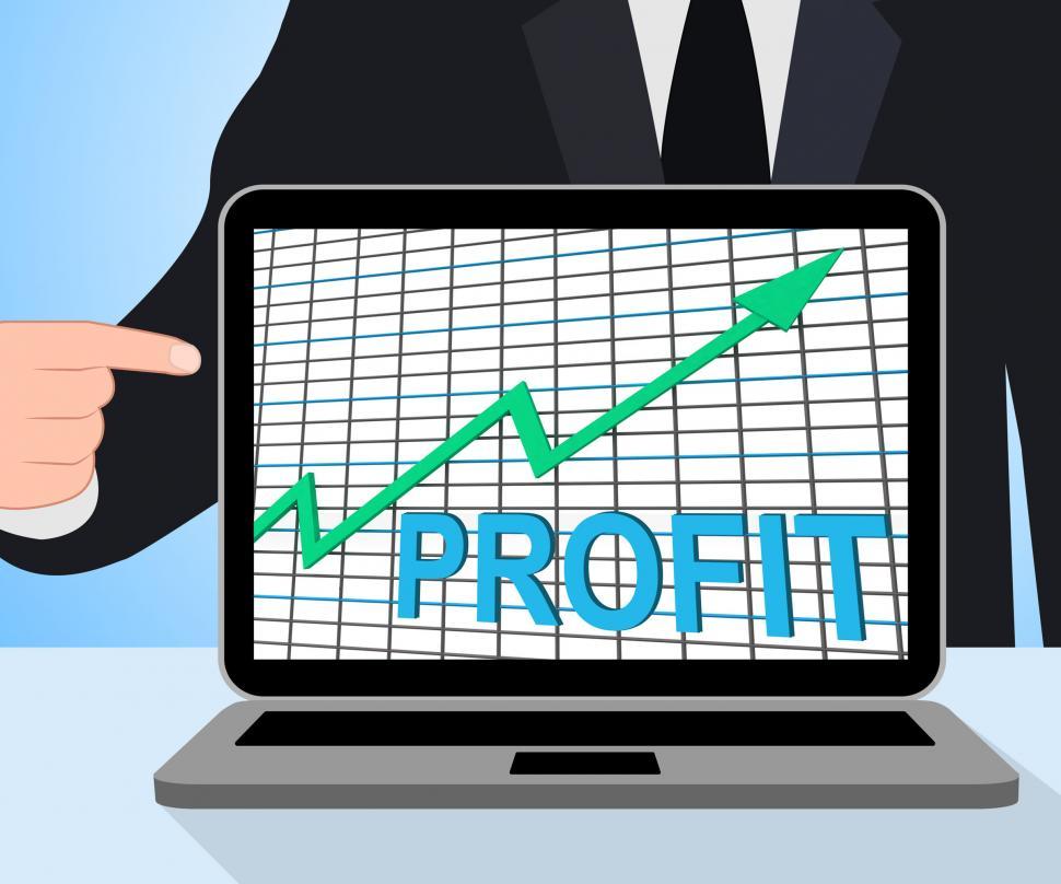 Free Image of Profit Chart Graph Displays Increase Cash Wealth Revenue 