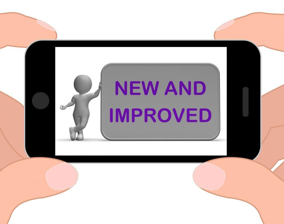 Free Image of New And Improved Phone Means Upgrade Or Recent Development 