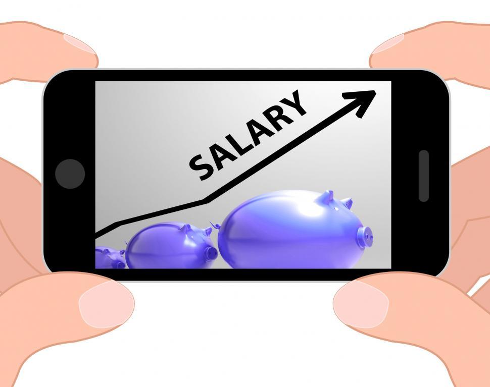 Free Image of Salary Arrow Displays Pay Rise For Workers 