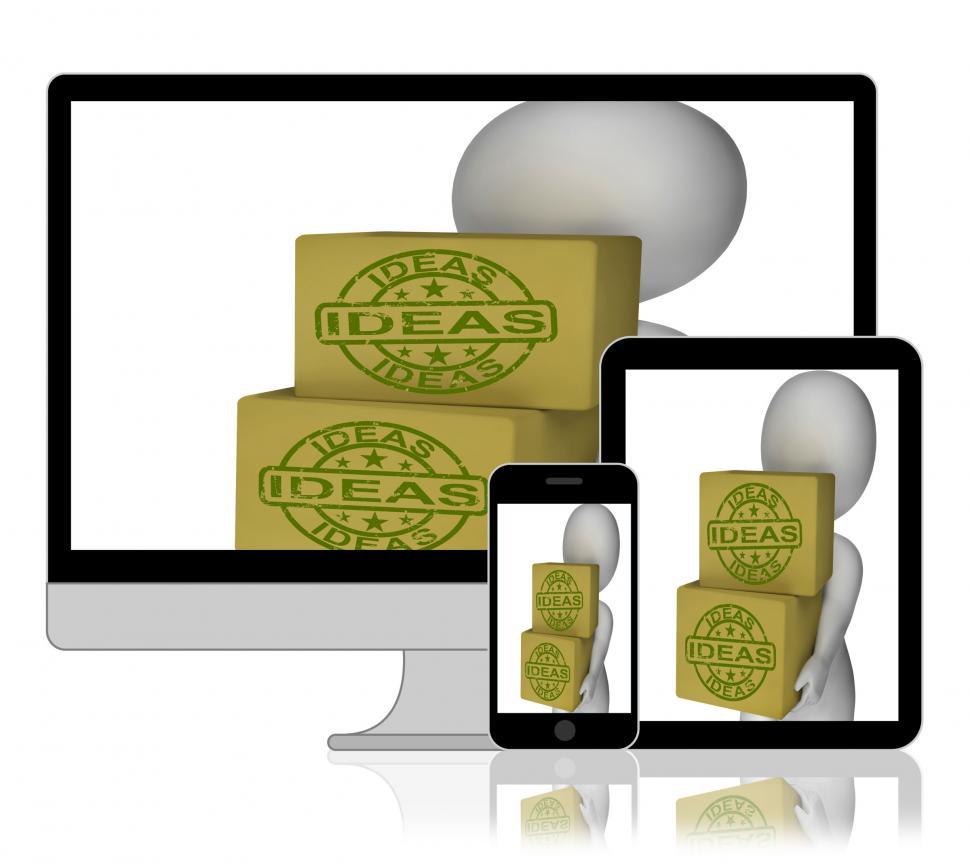 Free Image of Ideas Boxes Display Innovation Thinking And Concepts 