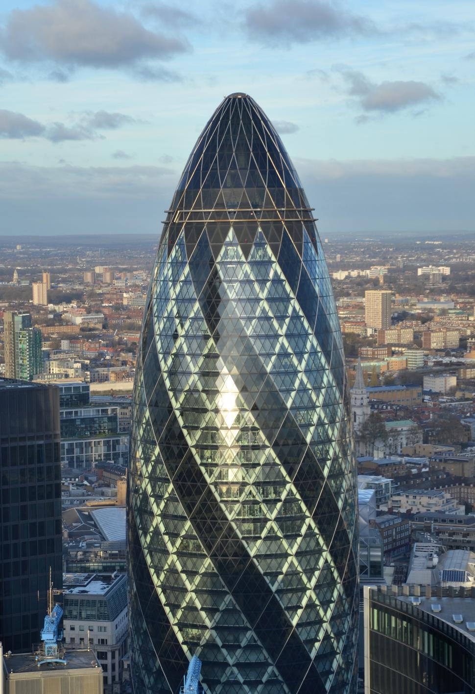 Free Image of The Gherkin  