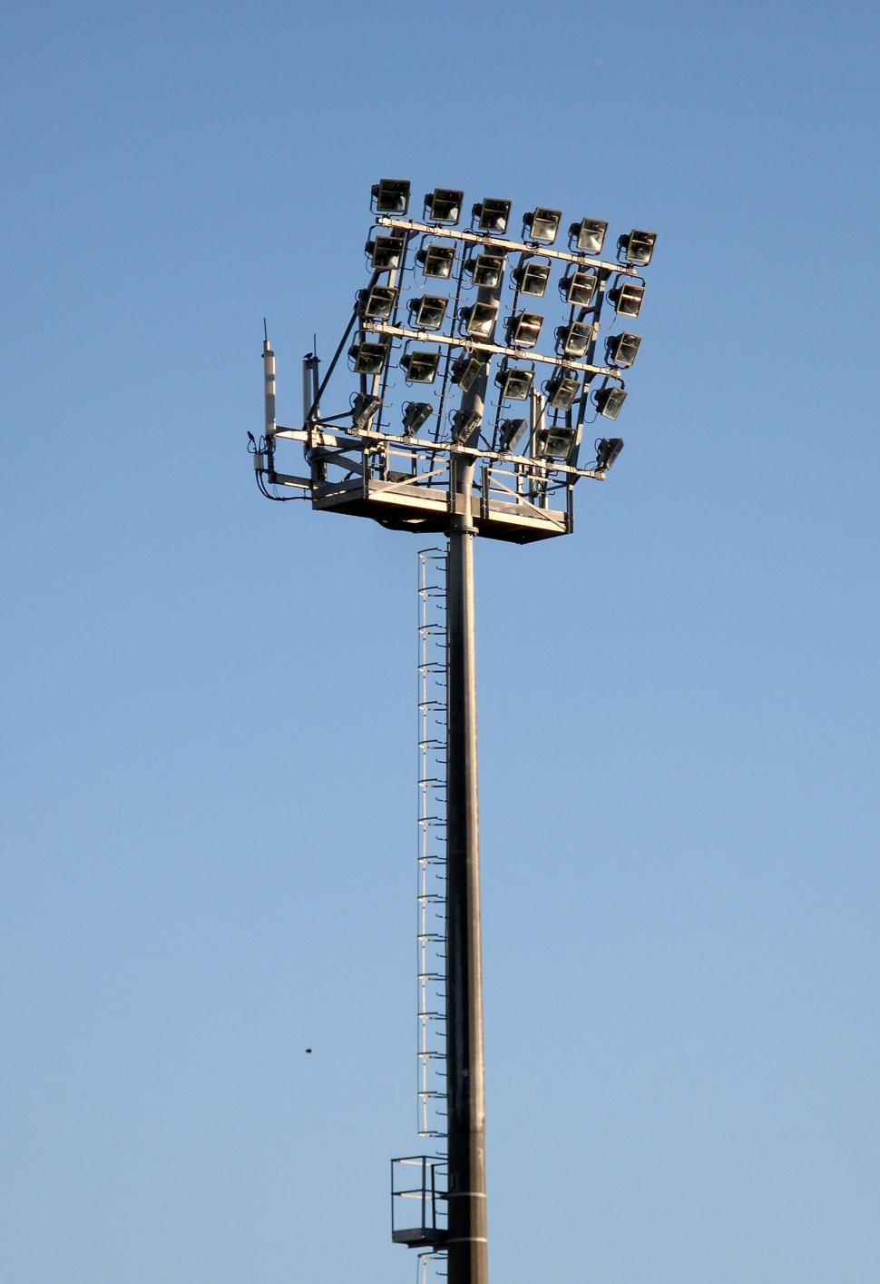Free Image of Stadium floodlights 