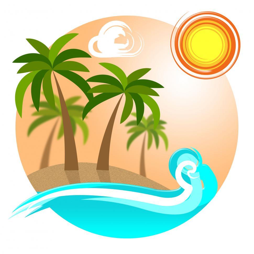 Free Image of Tropical Island Indicates Go On Leave And Beach 