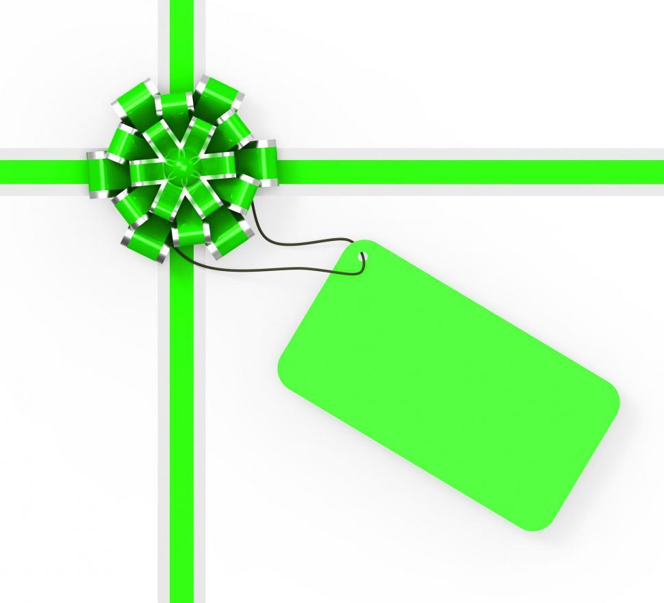 Free Image of Gift Tag Shows Empty Space And Copy-Space 