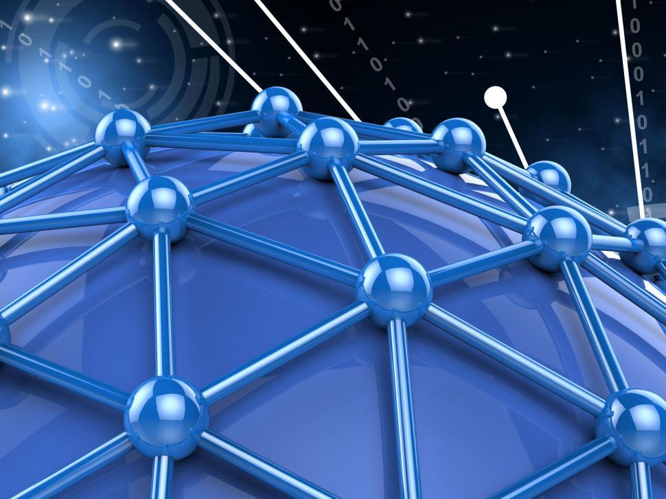 Free Image of Computer Network Shows Global Communications And Computing 