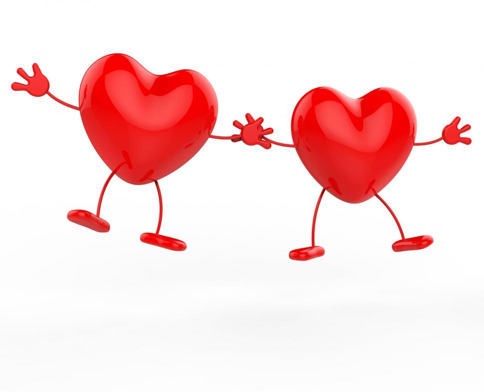 Free Image of Holding Hands Represents Valentine Day And Friendship 