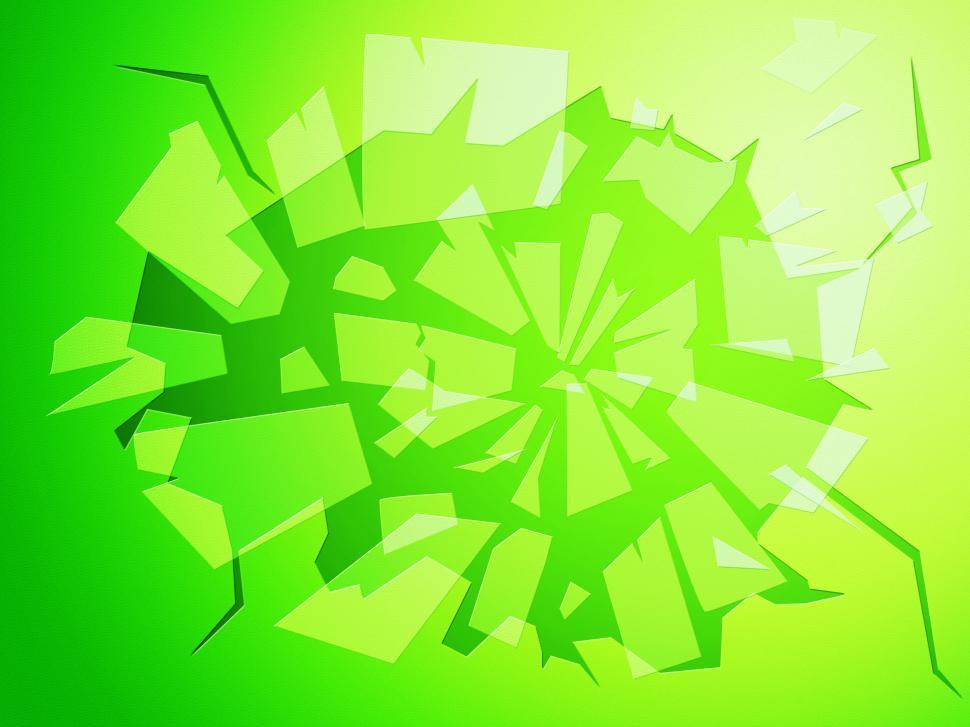 Free Image of Broken Glass Shows Empty Space And Blank 