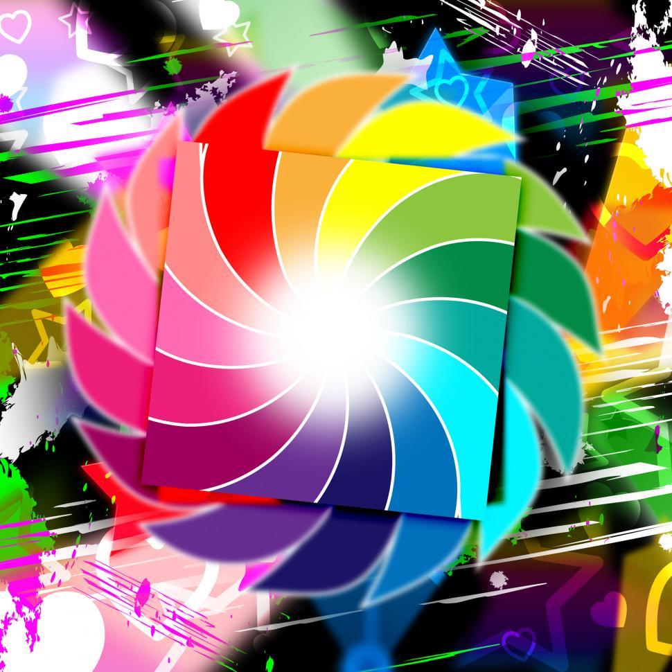 Free Image of Background Spiral Indicates Whirl Spectrum And Colour 